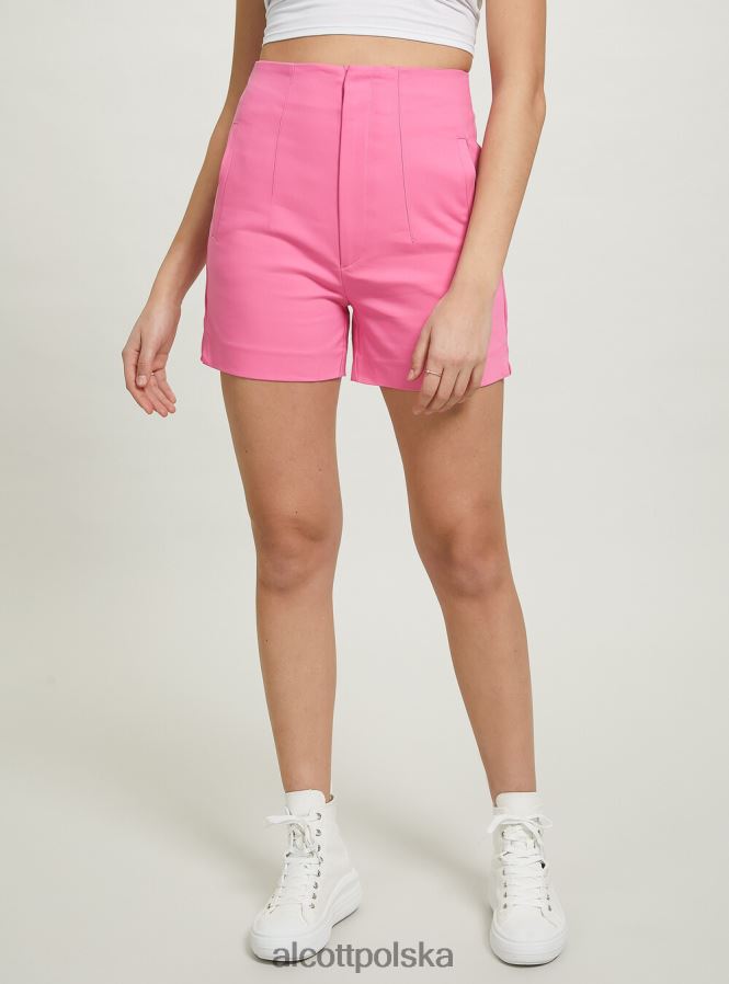 odzież Alcott szorty z podwójnymi zakładkami bk1 czarny kobiety 2TXFF6252