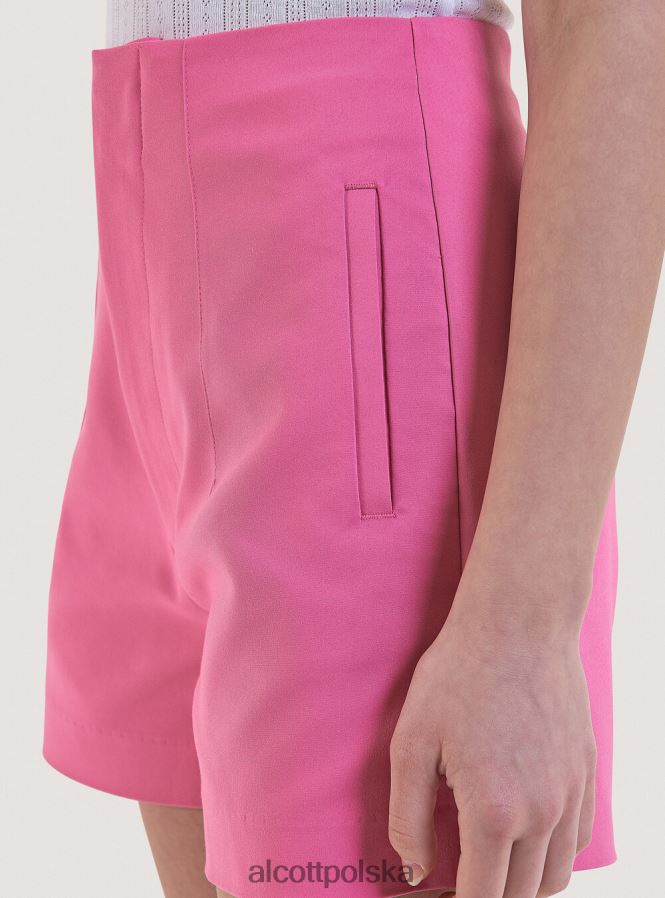 odzież Alcott szorty z podwójnymi zakładkami bk1 czarny kobiety 2TXFF6252