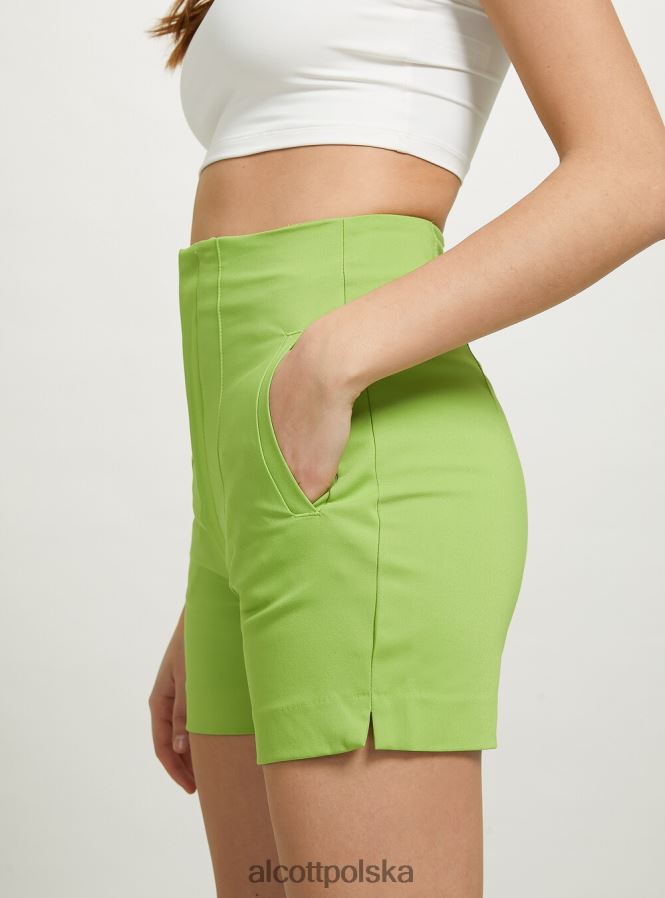 odzież Alcott szorty z podwójnymi zakładkami bk1 czarny kobiety 2TXFF6253