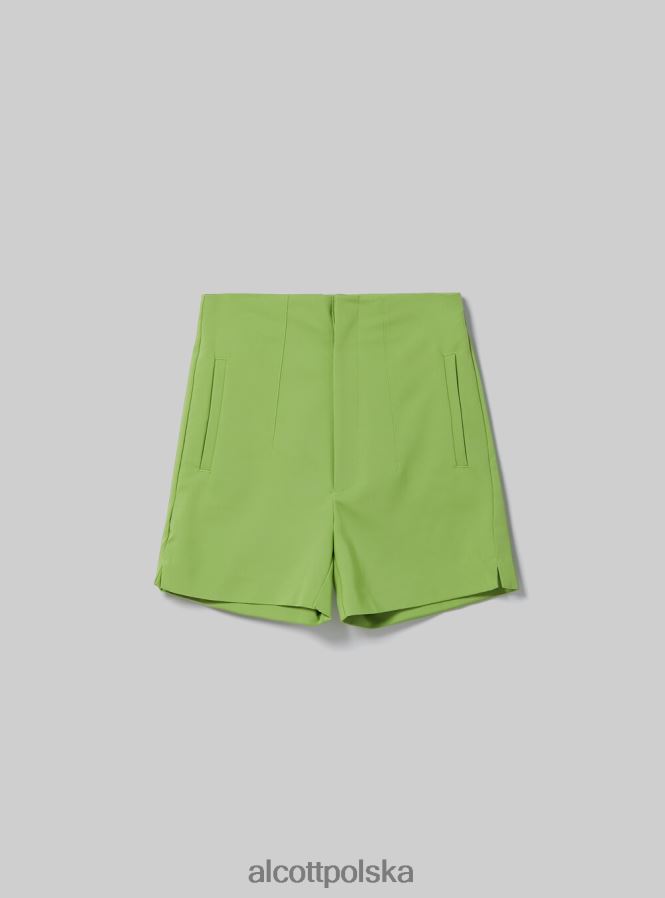 odzież Alcott szorty z podwójnymi zakładkami bk1 czarny kobiety 2TXFF6253