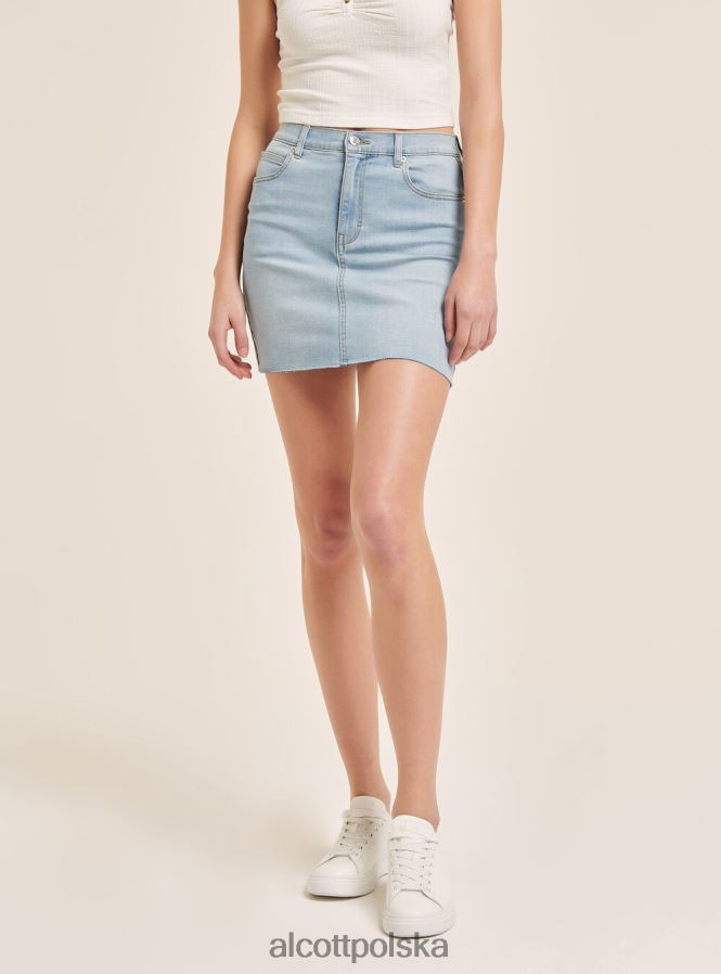 odzież Alcott zamierzam mini denim stretch lazur kobiety 2TXFF6147