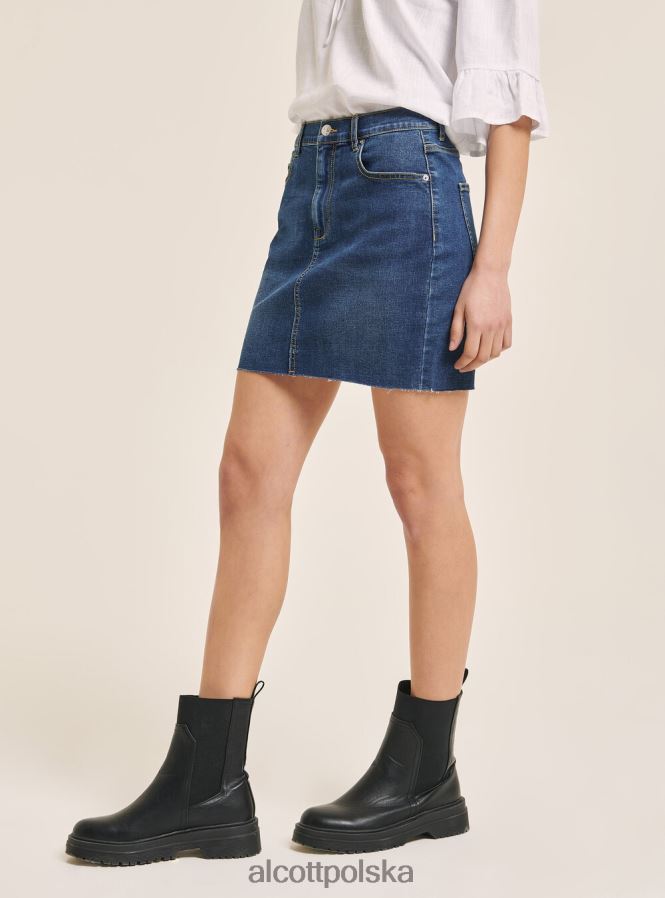 odzież Alcott zamierzam mini denim stretch lazur kobiety 2TXFF6180