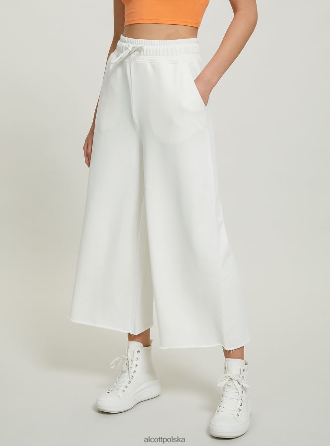 odzież Alcott krótkie, polarowe legginsy z elastyczną talią bk1 czarny kobiety 2TXFF6207