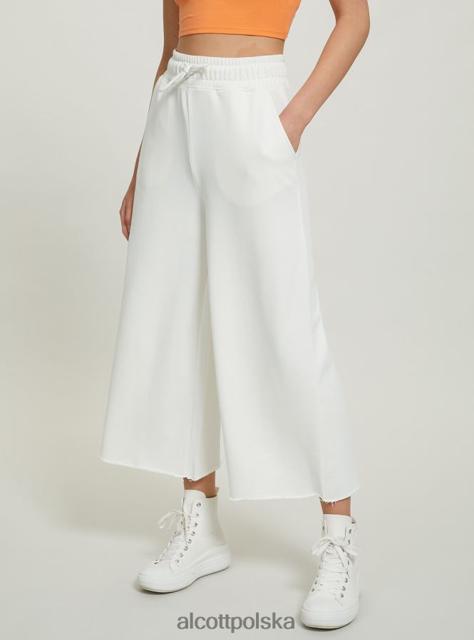 odzież Alcott krótkie, polarowe legginsy z elastyczną talią bk1 czarny kobiety 2TXFF6207