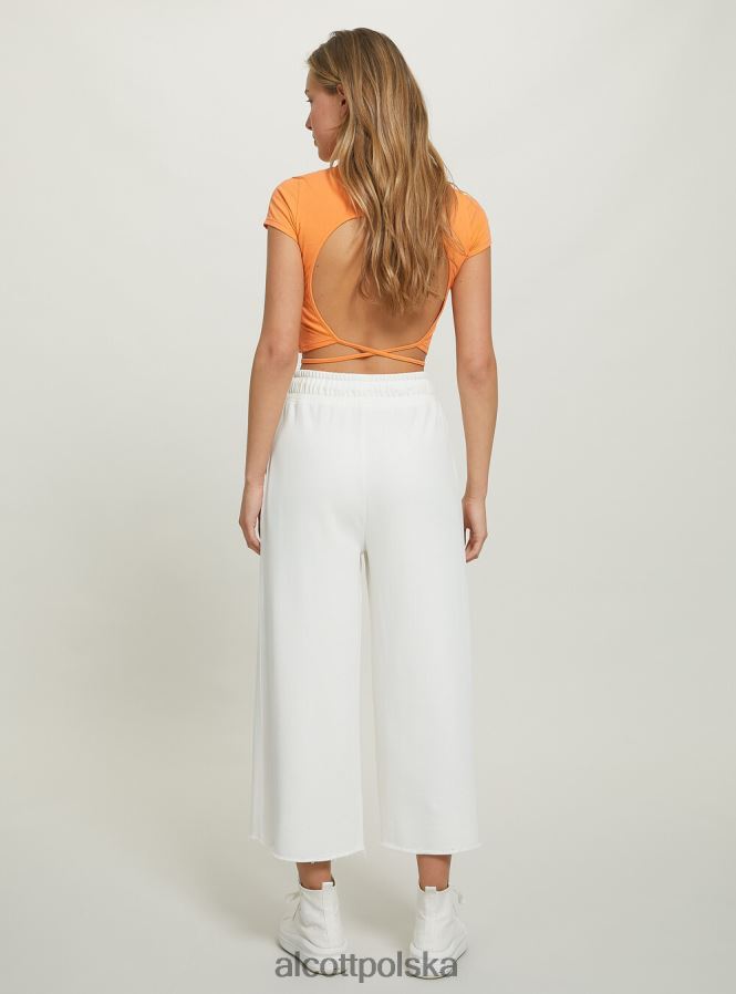 odzież Alcott krótkie, polarowe legginsy z elastyczną talią bk1 czarny kobiety 2TXFF6207