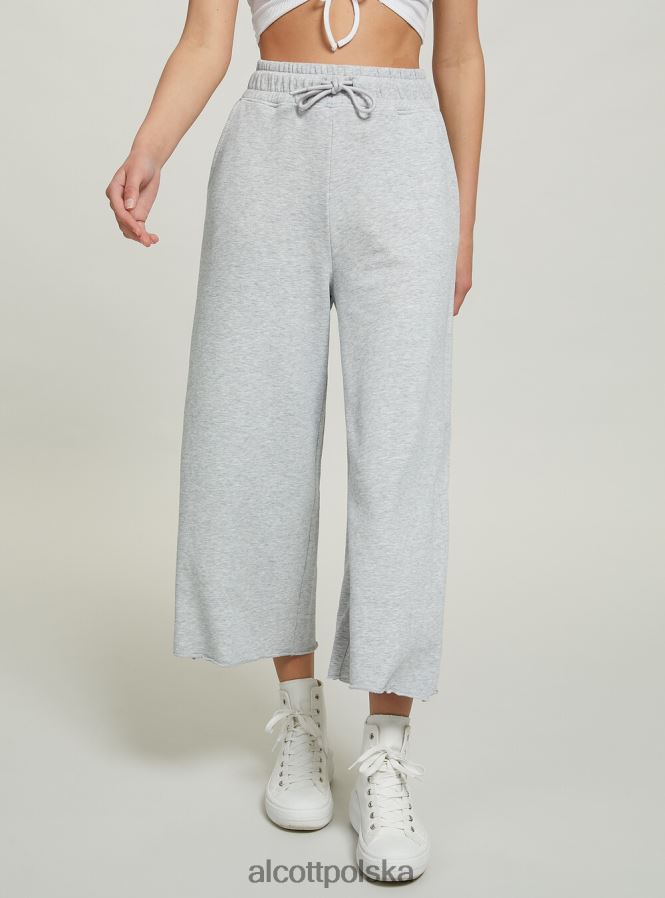 odzież Alcott krótkie, polarowe legginsy z elastyczną talią bk1 czarny kobiety 2TXFF6232