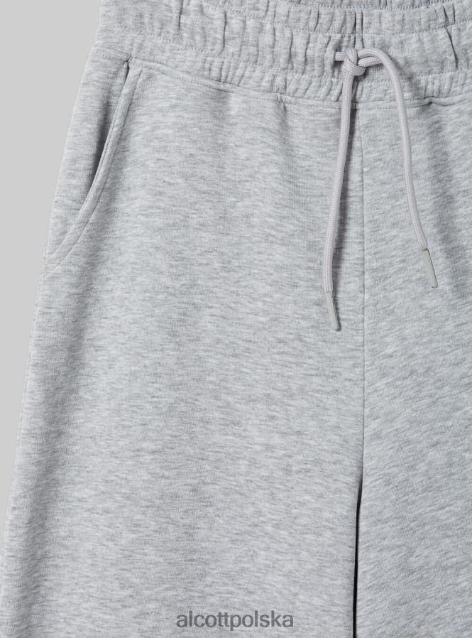 odzież Alcott krótkie, polarowe legginsy z elastyczną talią bk1 czarny kobiety 2TXFF6232