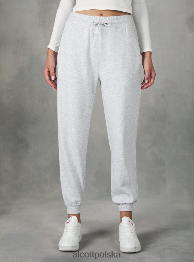 odzież Alcott pluszowe spodnie typu jogger bk1 czarny kobiety 2TXFF6235