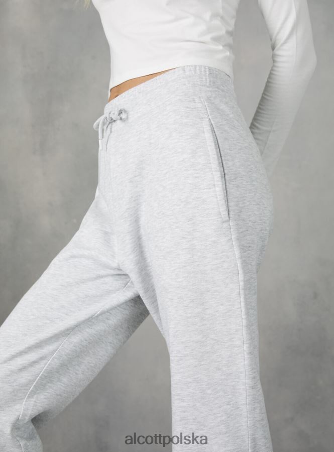 odzież Alcott pluszowe spodnie typu jogger bk1 czarny kobiety 2TXFF6235