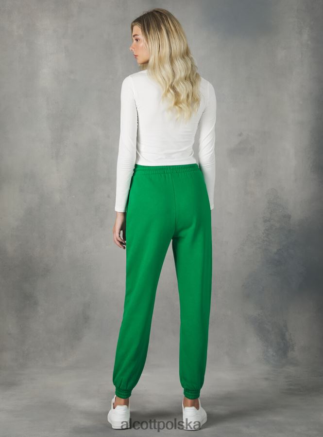 odzież Alcott pluszowe spodnie typu jogger bk1 czarny kobiety 2TXFF6277