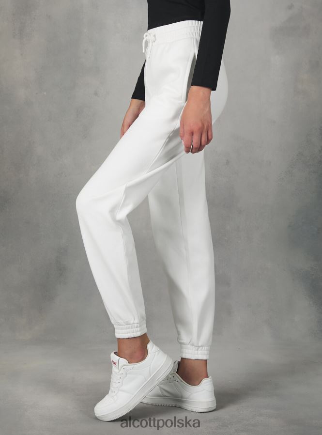 odzież Alcott pluszowe spodnie typu jogger bk1 czarny kobiety 2TXFF6469