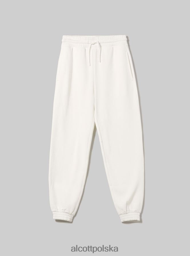 odzież Alcott pluszowe spodnie typu jogger bk1 czarny kobiety 2TXFF6469