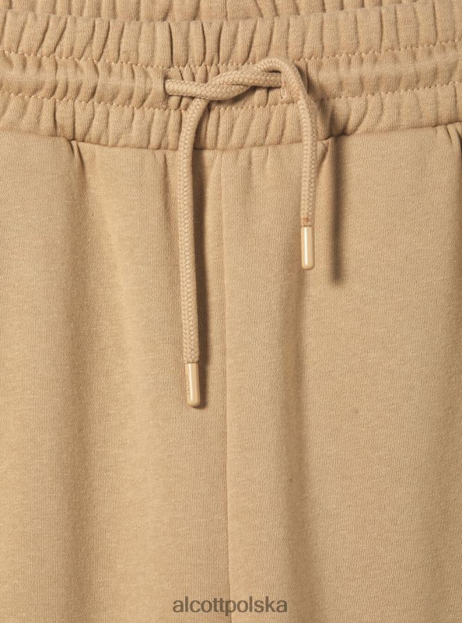 odzież Alcott pluszowe spodnie typu jogger bk1 czarny kobiety 2TXFF6471