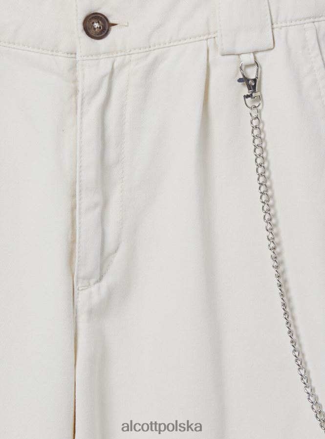 odzież Alcott spodnie typu jogger z łańcuszkiem bk1 czarny kobiety 2TXFF615