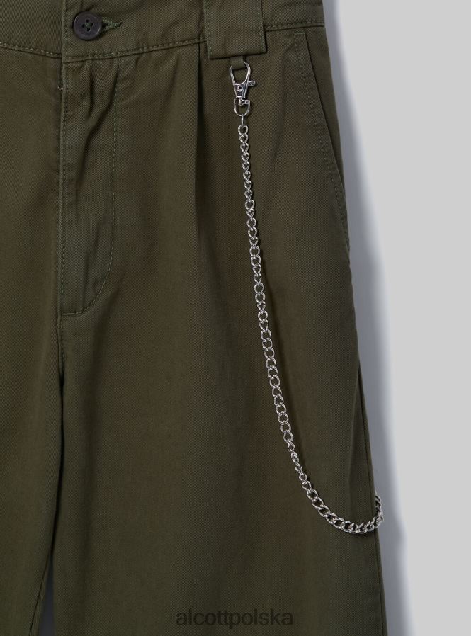 odzież Alcott spodnie typu jogger z łańcuszkiem bk1 czarny kobiety 2TXFF6298