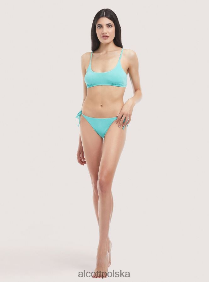 odzież Alcott Biustonosz od bikini wykonany z materiału pochodzącego z recyklingu c704 zielony kobiety 2TXFF6158