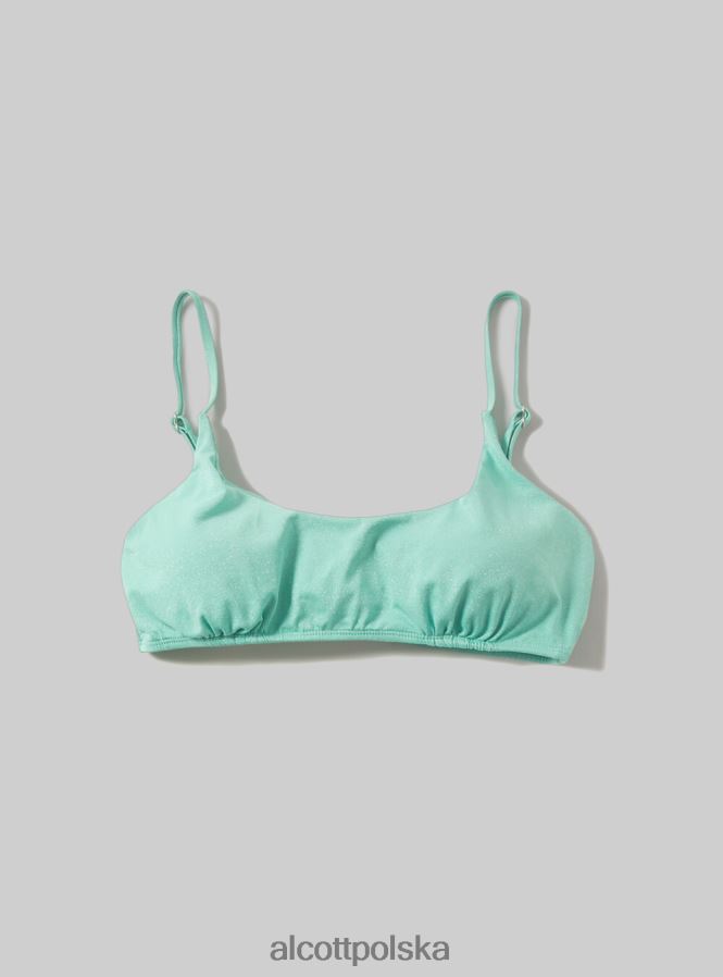 odzież Alcott Biustonosz od bikini wykonany z materiału pochodzącego z recyklingu c704 zielony kobiety 2TXFF6158