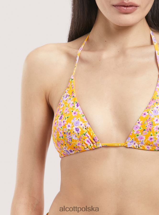 odzież Alcott Wiązany kostium kąpielowy z tkaniny pochodzącej z recyklingu wielobarwność kobiety 2TXFF6199