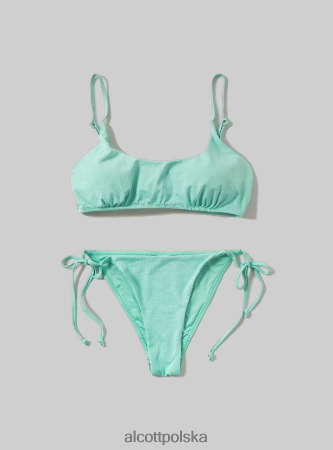 odzież Alcott figi bikini z materiału pochodzącego z recyklingu c704 zielony kobiety 2TXFF6118
