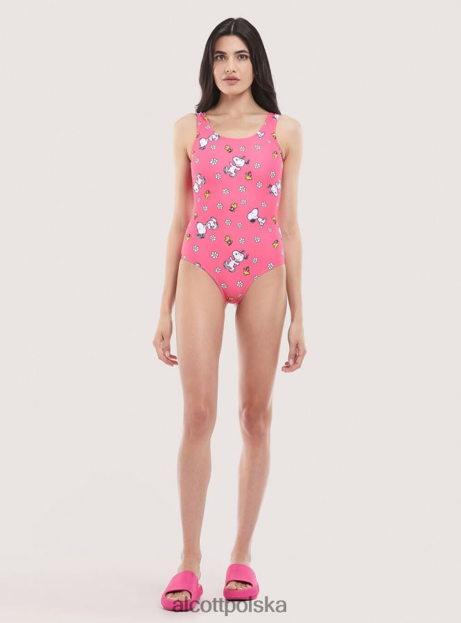 odzież Alcott orzeszki ziemne na całym kostiumie fuksja kobiety 2TXFF6114