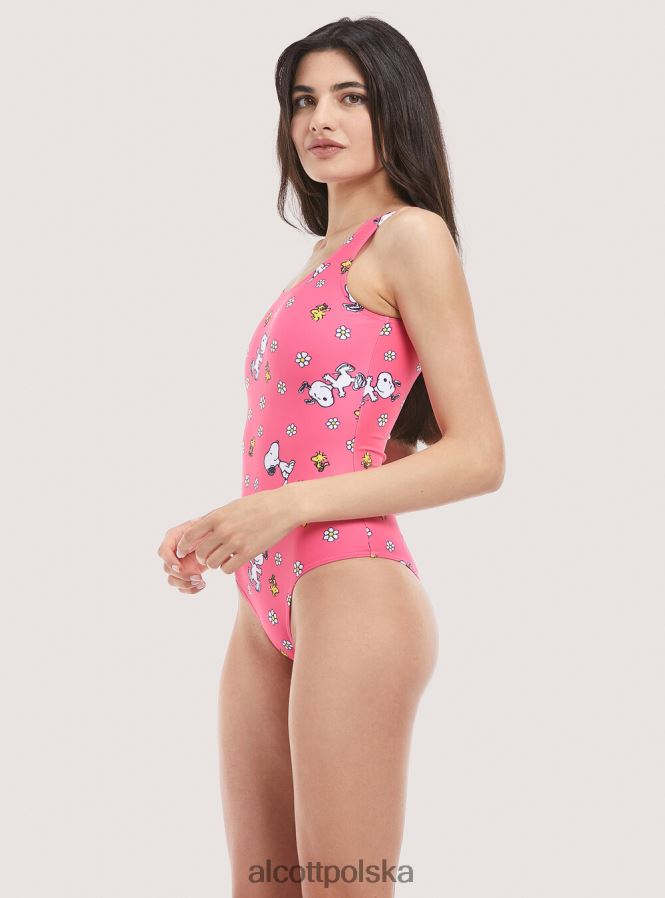 odzież Alcott orzeszki ziemne na całym kostiumie fuksja kobiety 2TXFF6114