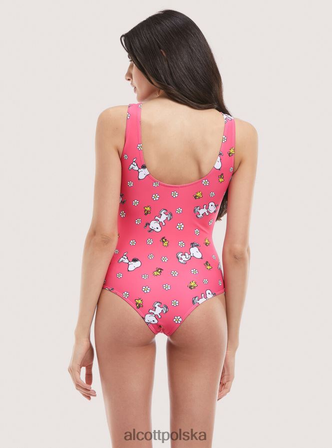 odzież Alcott orzeszki ziemne na całym kostiumie fuksja kobiety 2TXFF6114