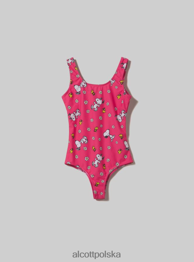 odzież Alcott orzeszki ziemne na całym kostiumie fuksja kobiety 2TXFF6114