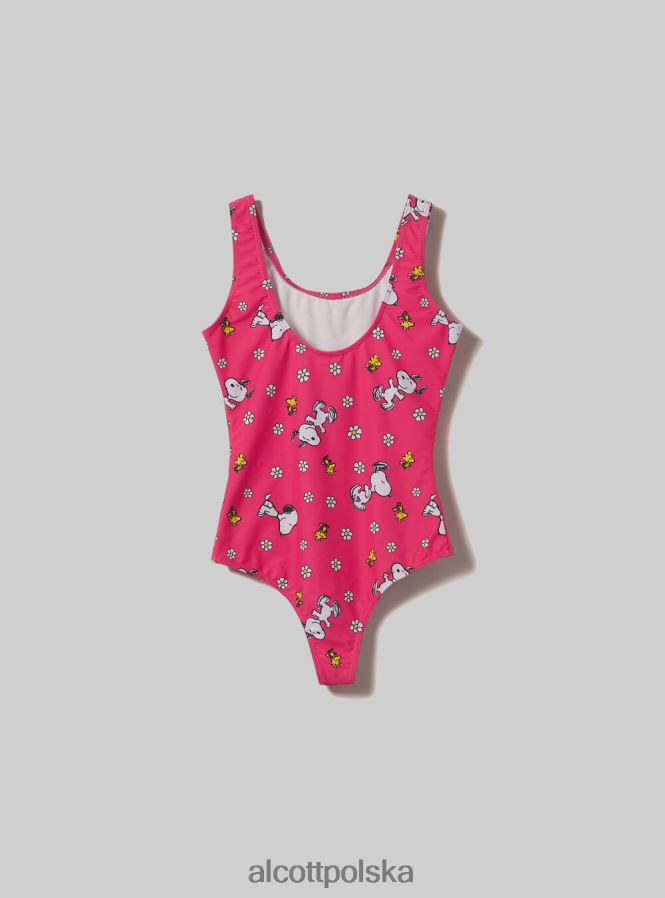 odzież Alcott orzeszki ziemne na całym kostiumie fuksja kobiety 2TXFF6114