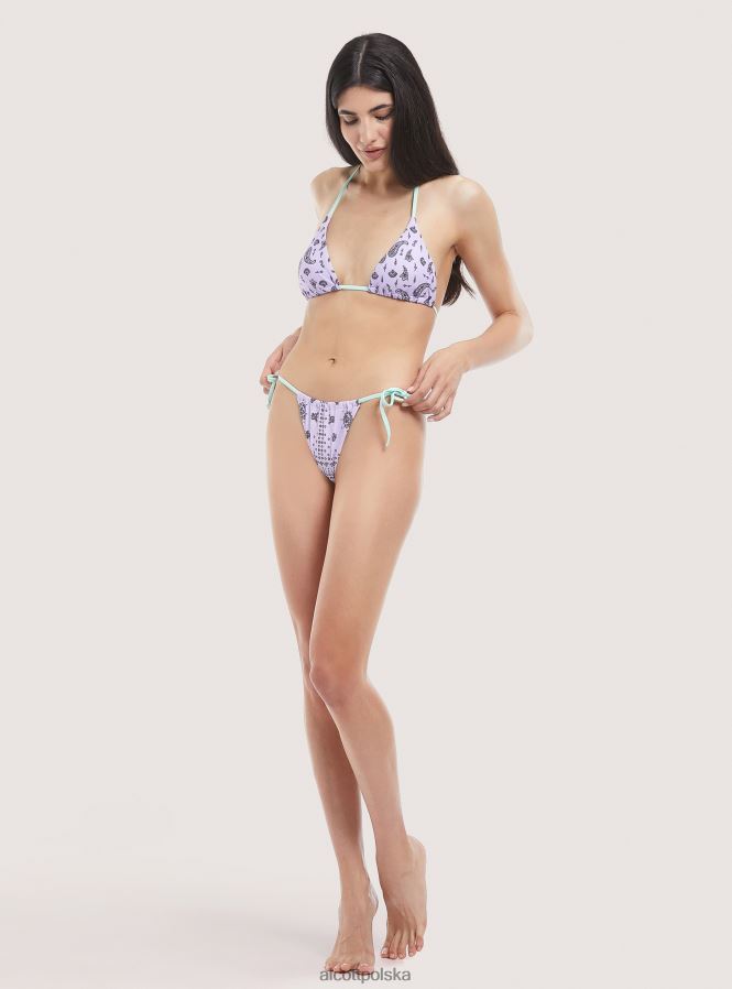 odzież Alcott prążkowane figi z materiału pochodzącego z recyklingu wielobarwność kobiety 2TXFF6172