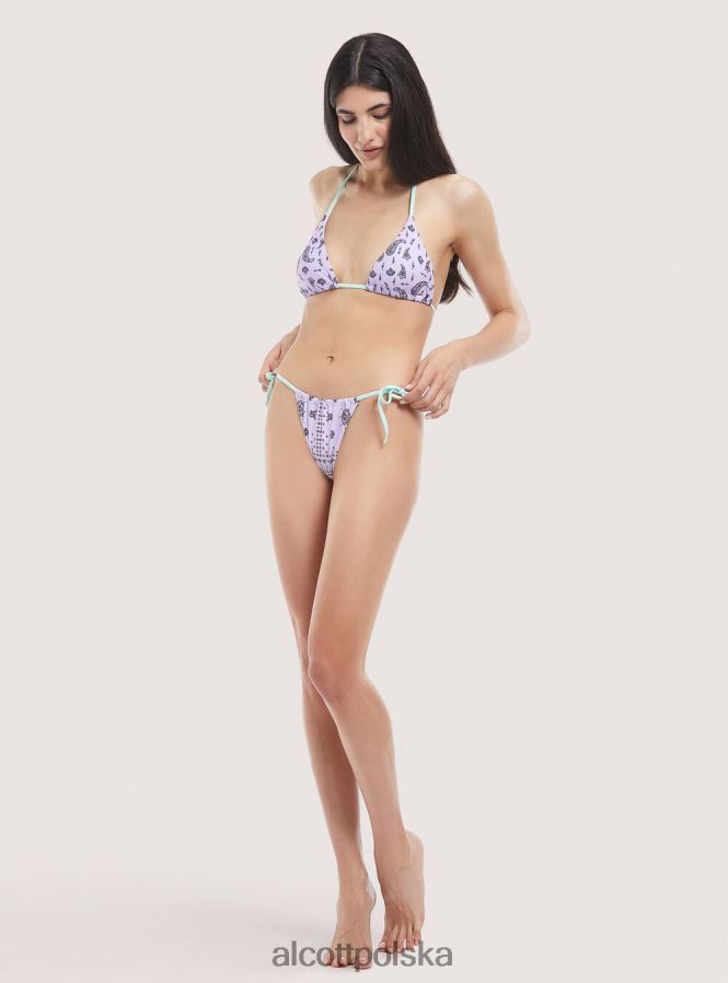 odzież Alcott prążkowane figi z materiału pochodzącego z recyklingu wielobarwność kobiety 2TXFF6172