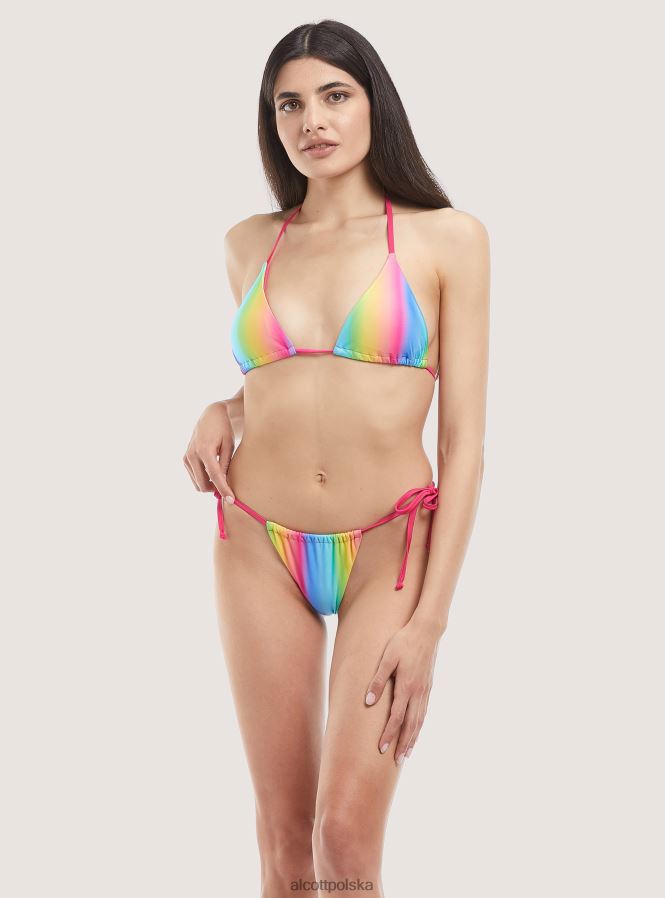 odzież Alcott prążkowane figi z materiału pochodzącego z recyklingu wielobarwność kobiety 2TXFF6484