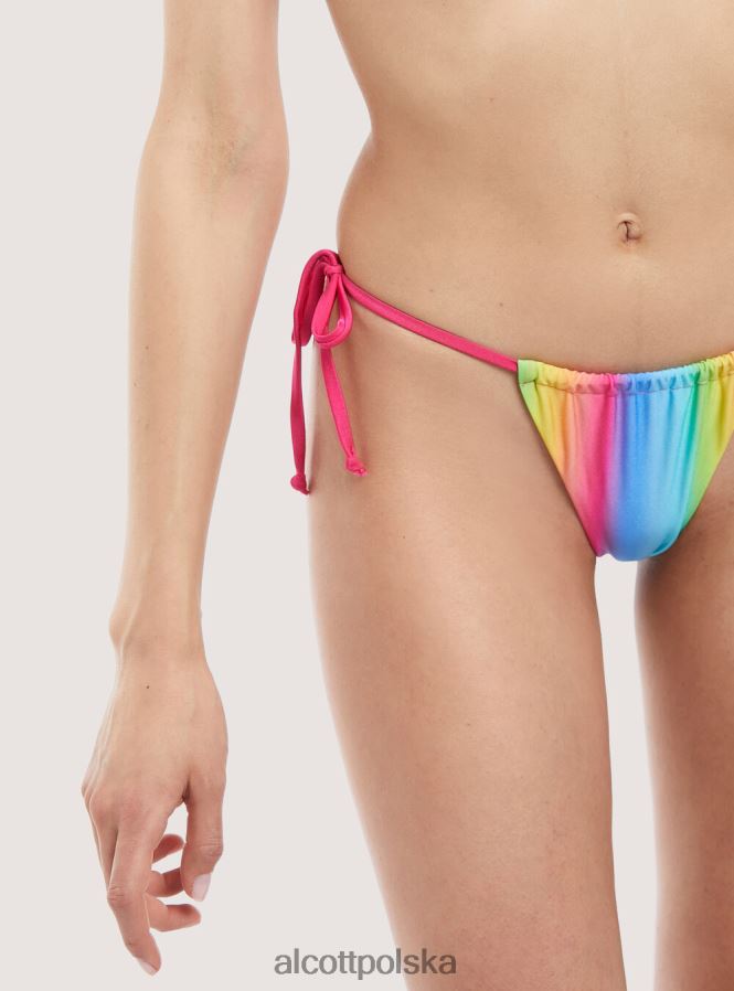 odzież Alcott prążkowane figi z materiału pochodzącego z recyklingu wielobarwność kobiety 2TXFF6484