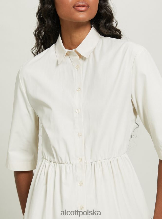 odzież Alcott koszulka Vestito w popeline bg3 beżowy jasny kobiety 2TXFF619