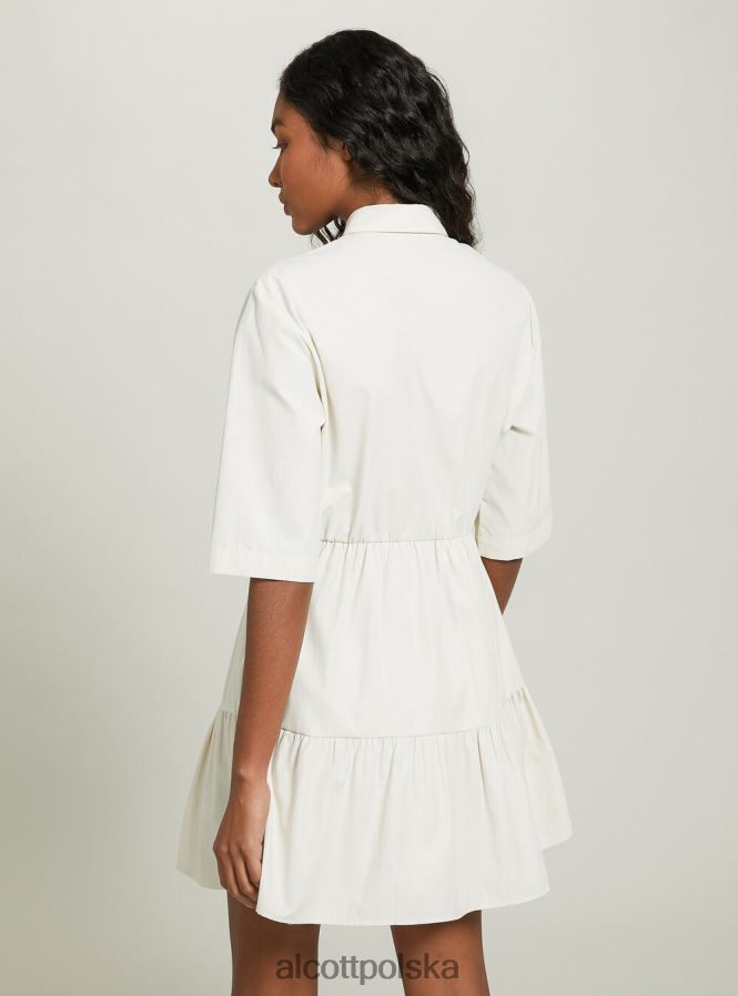 odzież Alcott koszulka Vestito w popeline bg3 beżowy jasny kobiety 2TXFF619