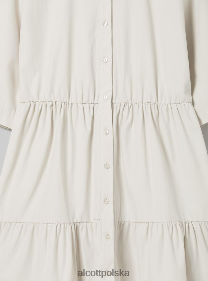 odzież Alcott koszulka Vestito w popeline bg3 beżowy jasny kobiety 2TXFF619