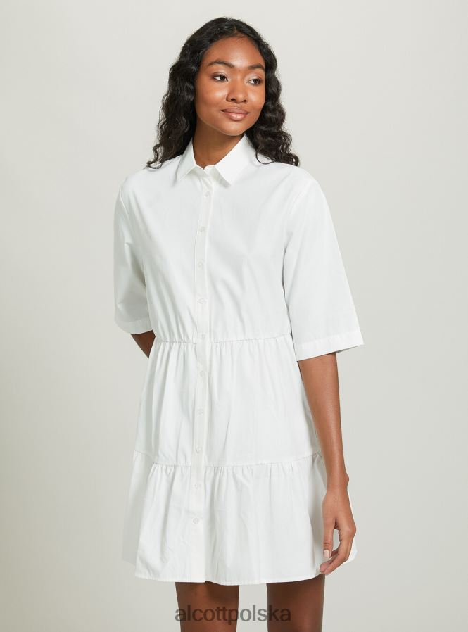 odzież Alcott koszulka Vestito w popeline bg3 beżowy jasny kobiety 2TXFF6397