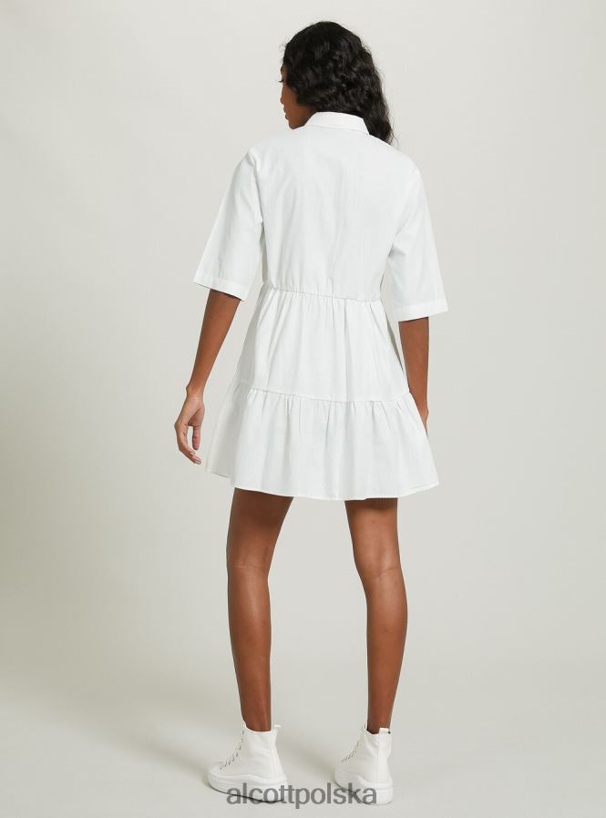 odzież Alcott koszulka Vestito w popeline bg3 beżowy jasny kobiety 2TXFF6397