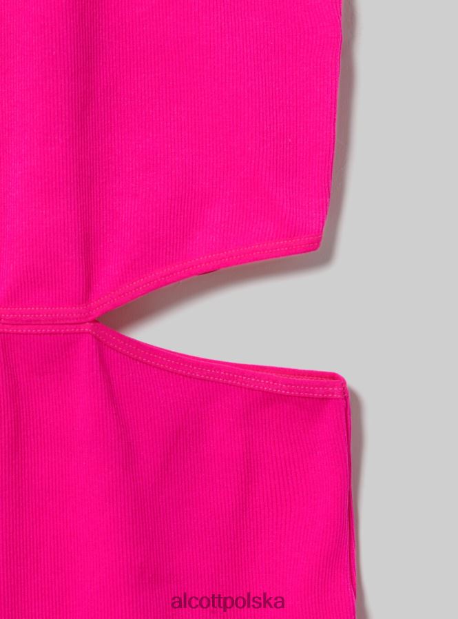 odzież Alcott wycięta sukienka z dekoltem typu halter bk1 czarny kobiety 2TXFF6185