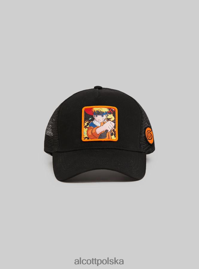 Akcesoria Alcott capello naruto bk1 czarny mężczyźni 2TXFF6878