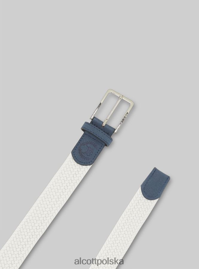 Akcesoria Alcott cintura intrecciata bk1 czarny mężczyźni 2TXFF61204