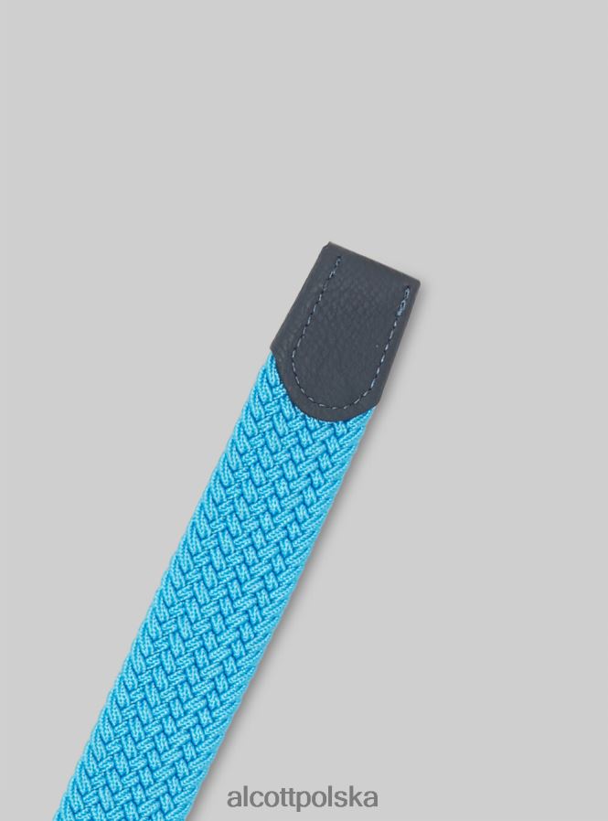 Akcesoria Alcott cintura intrecciata bk1 czarny mężczyźni 2TXFF61205