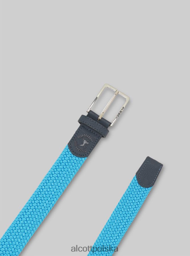 Akcesoria Alcott cintura intrecciata bk1 czarny mężczyźni 2TXFF61205