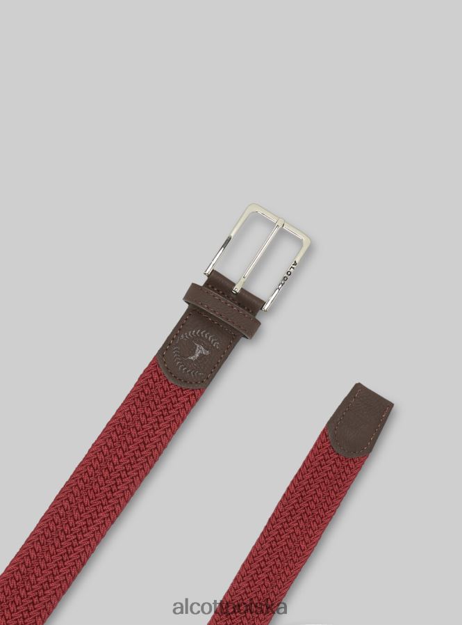 Akcesoria Alcott cintura intrecciata bk1 czarny mężczyźni 2TXFF61208