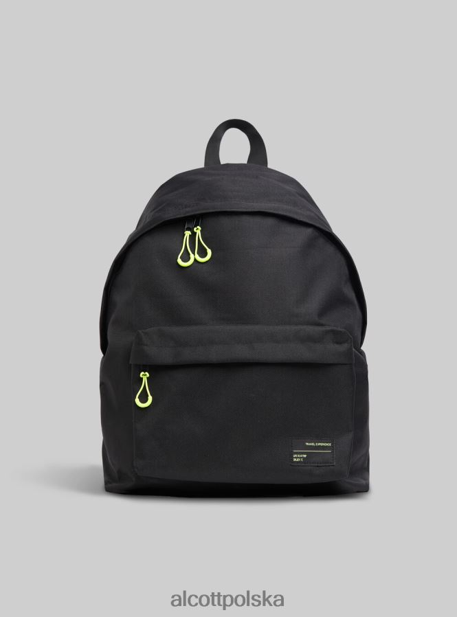 Akcesoria Alcott zaino w tinta unita bk1 czarny mężczyźni 2TXFF6571