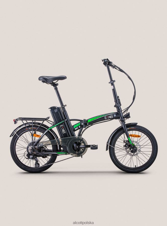 Akcesoria Alcott elektryczny rower składany ebike rks 250w bateria litowa shimano czarny mężczyźni 2TXFF6561