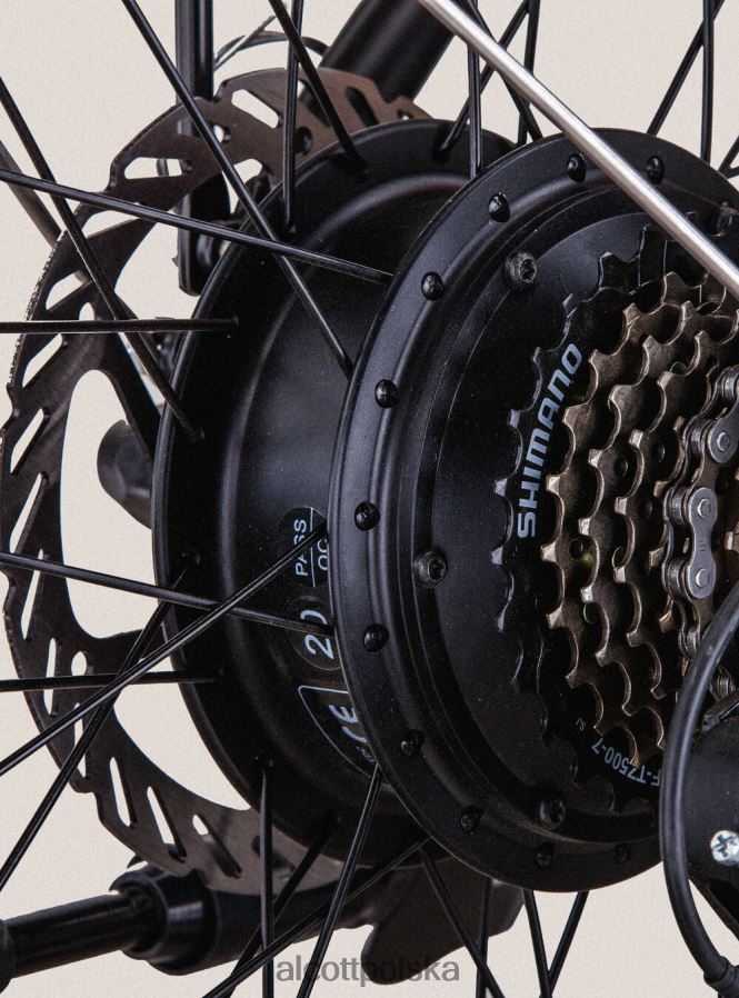 Akcesoria Alcott elektryczny rower składany ebike rks 250w bateria litowa shimano czarny mężczyźni 2TXFF6561