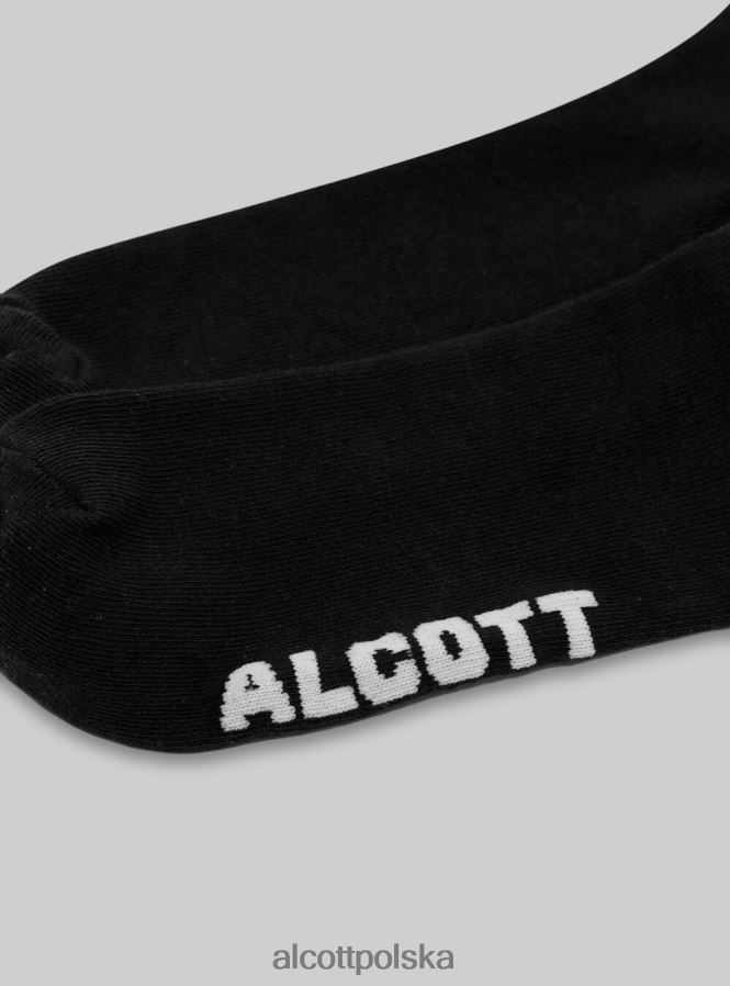 Akcesoria Alcott skarpetki z kontrastowymi paskami bk1 czarny mężczyźni 2TXFF6525