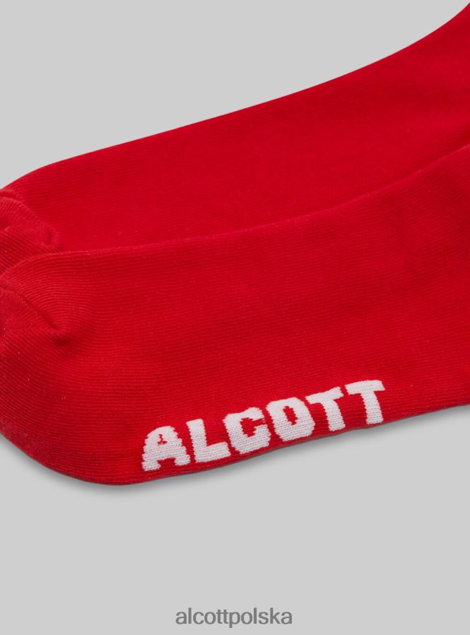 Akcesoria Alcott skarpetki z kontrastowymi paskami bk1 czarny mężczyźni 2TXFF6534