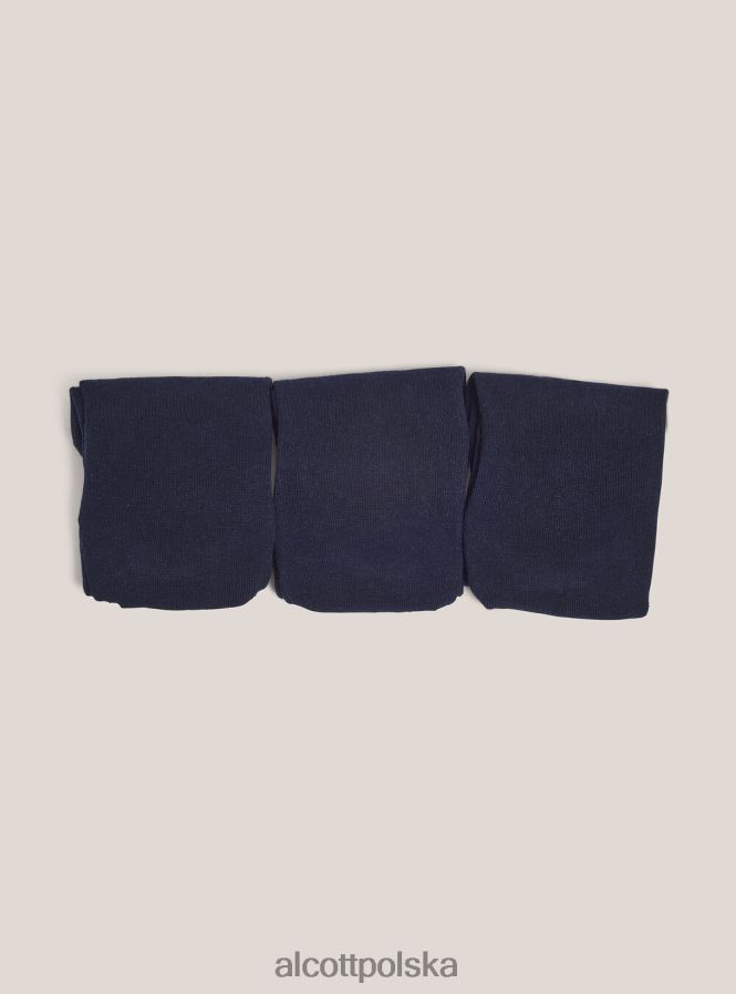 Akcesoria Alcott zestaw 3 par skarpetek na stopy bk1 czarny mężczyźni 2TXFF61109