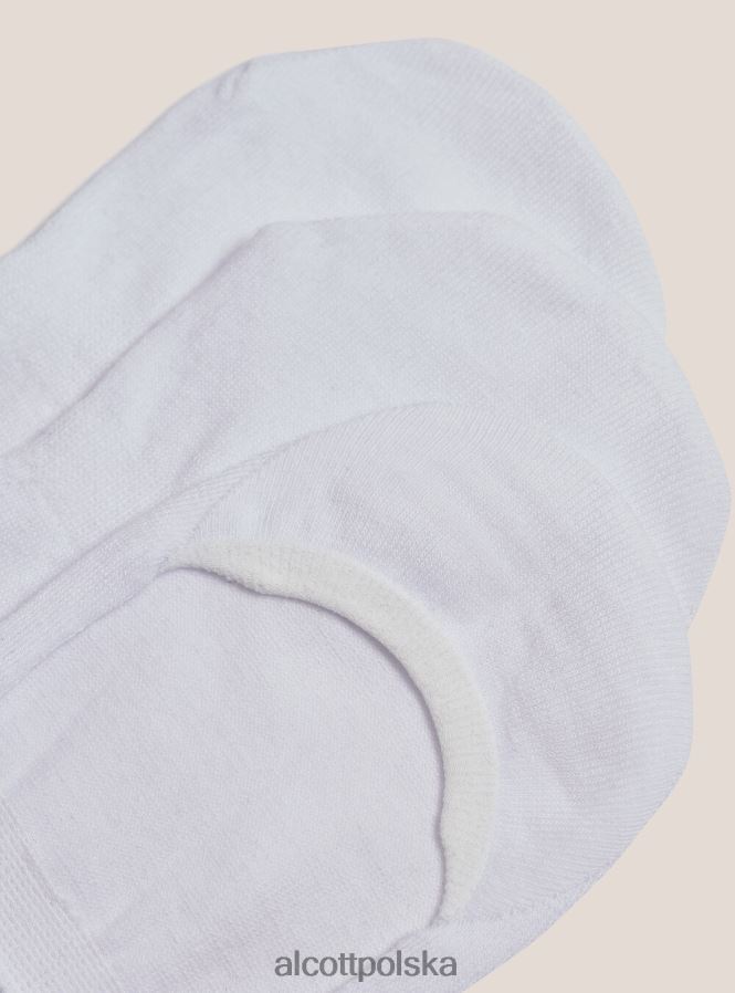 Akcesoria Alcott zestaw 3 par skarpetek na stopy bk1 czarny mężczyźni 2TXFF61110